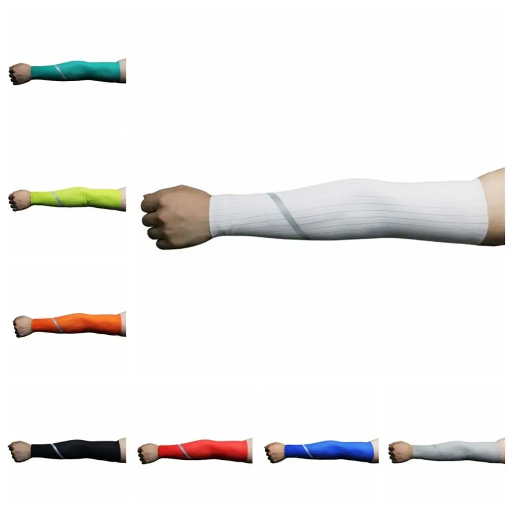 1 пара рукавов для велоспорта M L защита от ультрафиолета компрессионные рукава с