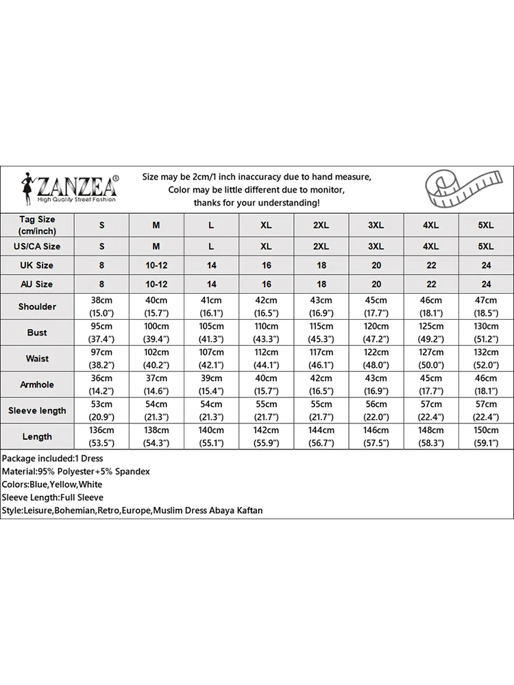 Женские осенние платья с длинным рукавом макси-халат принтом мусульманской абаи