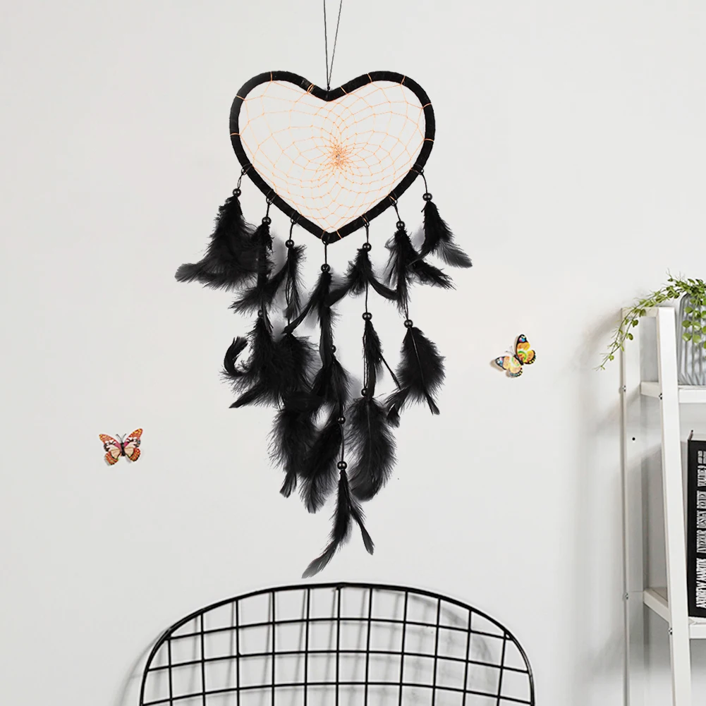 

Black Indian Feather Dream Catcher Handmade Car Dreamcatcher Girls Practical Special Birthday Gifts Home Bedroom Decoration