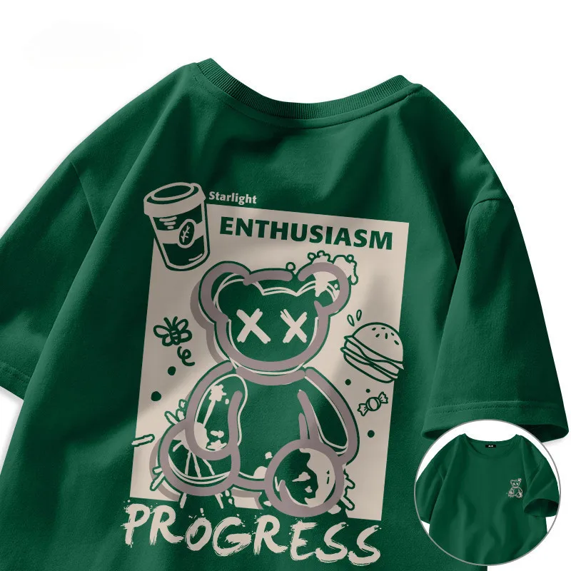 Большая футболка с короткими рукавами в стиле ретро граффити Street Bear