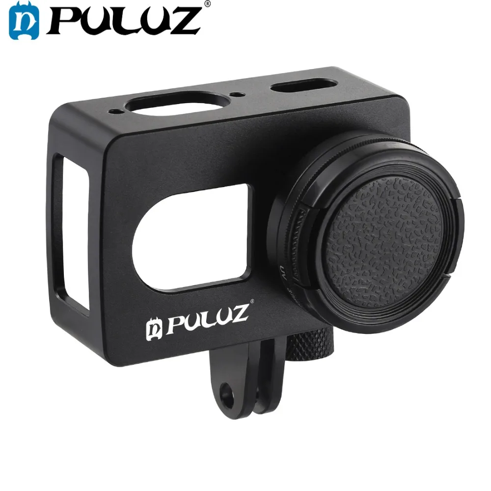 

Защитная крышка корпуса PULUZ из алюминиевого сплава с 37 мм УФ-объективом для экшн-камеры Xiaoyi II 4K
