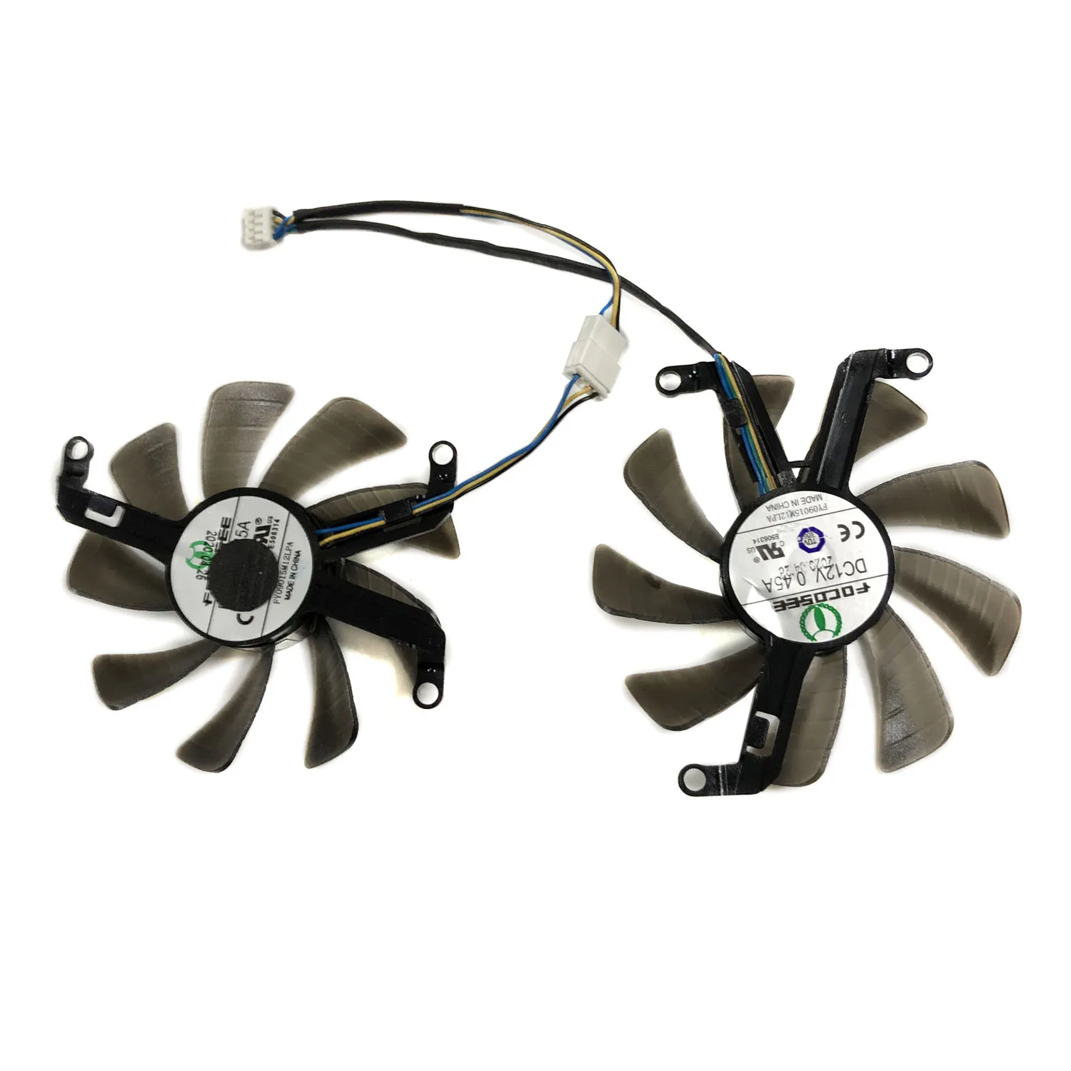 

2pcs/Set TH9215S2H-PAA FY09015M12LPA Graphic Fan VGA Cooler For GALAX GTX 1660 RTX 2060 PLUS SUPER (1-Click OC) Video As Replace