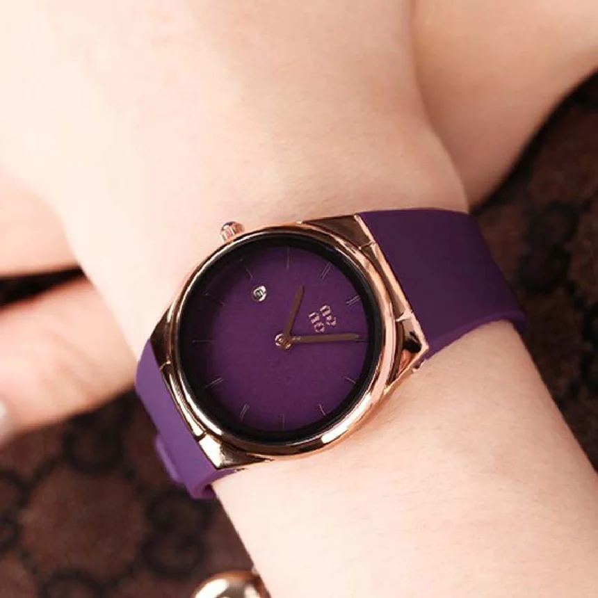 

Women 2019 Fashion Guou Top Brand Luxury Silicone Strap Date Casual Quartz Watch Lovers Sport Relojes Mujer Girl Dress Clock
