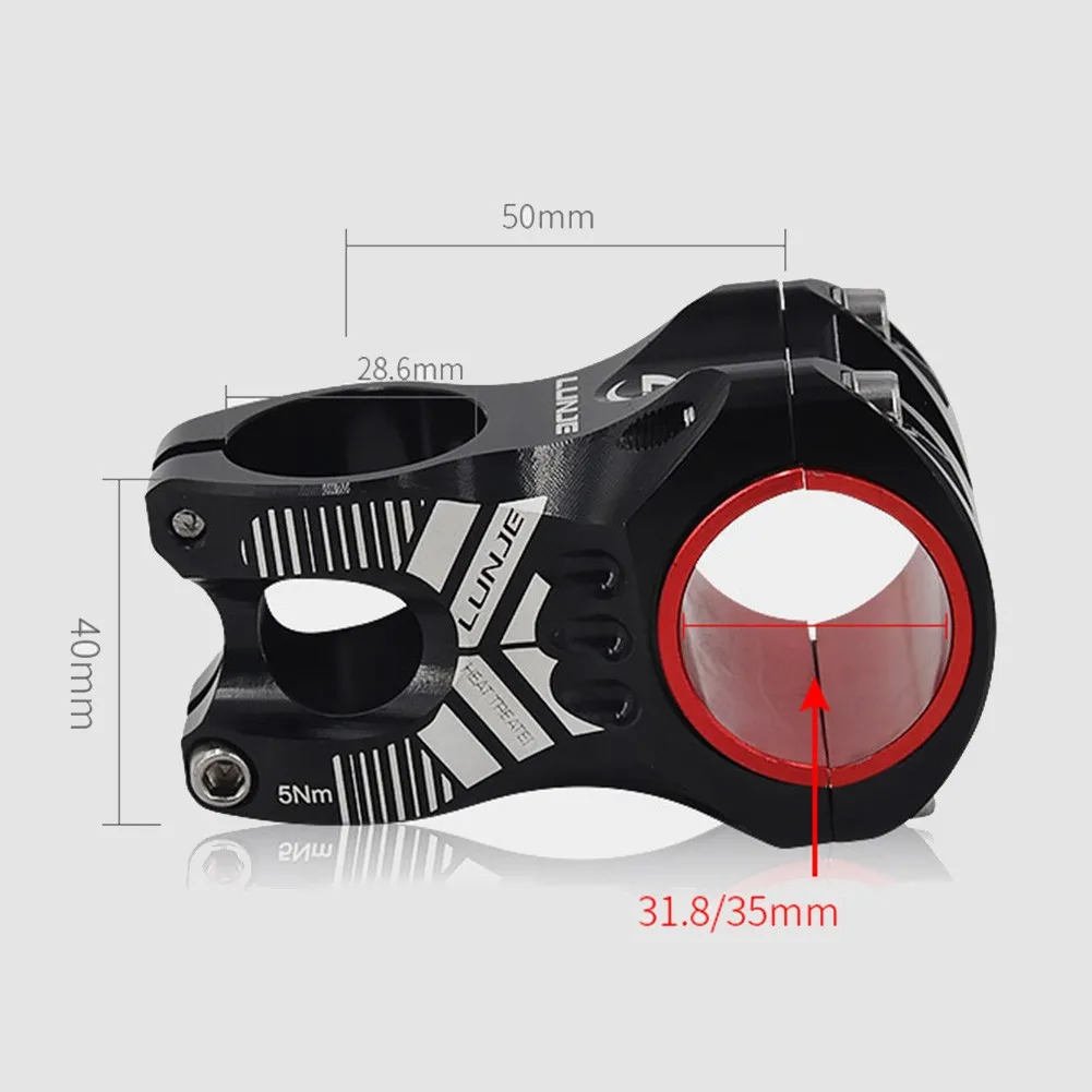 

Black Bicycle Stem Cycling MTB Handlebar Short Stem Mountain Bike Ultralight