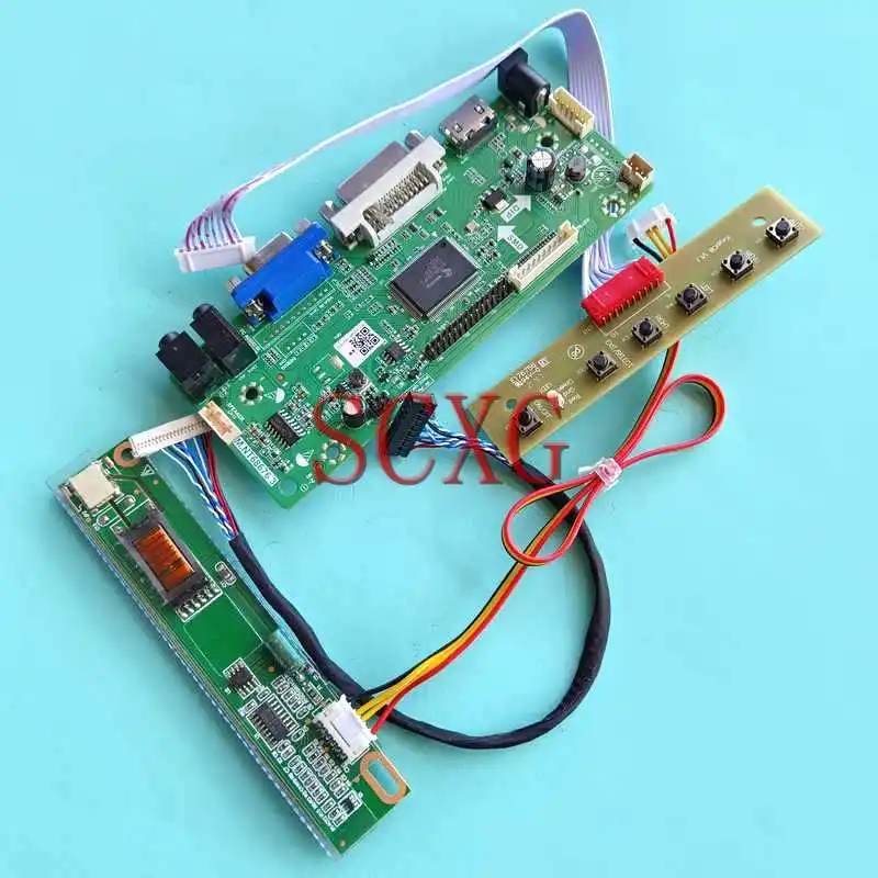 

LCD Monitor Screen Controller Board Fit LTD133EWMZ LTD133KX2S VGA DVI HDMI-Compatible DIY Kit 13.3" 20 Pin LVDS 1280*800 1-CCFL