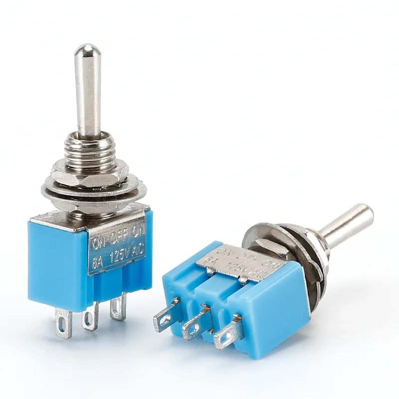 5 шт./партия мини-светильник 3-контактный переключатель SP3T ON-OFF-ON 6A 125V 3A250VAC