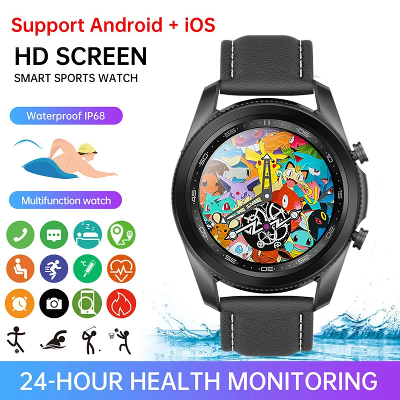 

Z57 Smart Watch HD Bluetooth Call Men's SmartWatch With IP68 Waterproof For Huawei Children's Sport Digital Watch