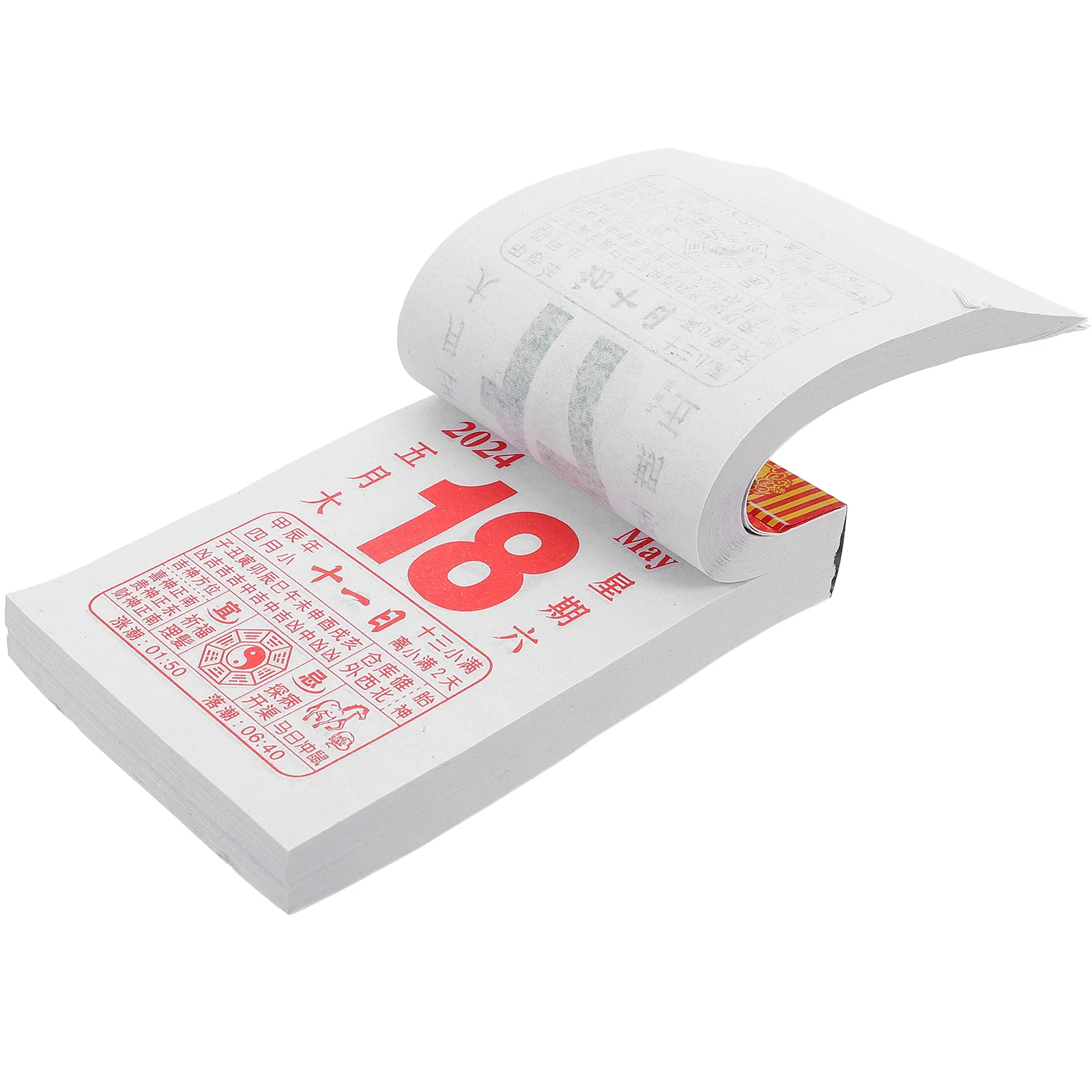 Подвесной календарь на 2024 китайский лунный домашний вытянутый вручную год