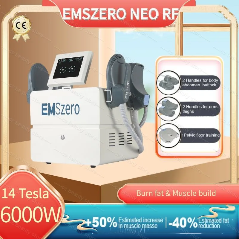 

EMS DLS-EMSLIM Neo 6000W 14Tesla Hi-emt Sculpt Machine NOVA Muscle Stimulator Body Shaping Massage Equipment for Salon EMSzero