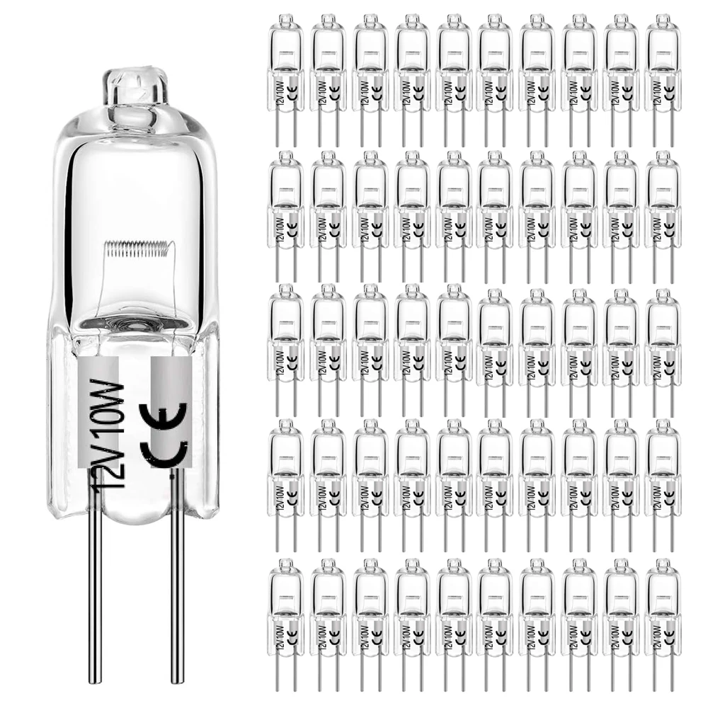 

LIDESENS галогеновые лампы G4 12В теплый белый 50 шт