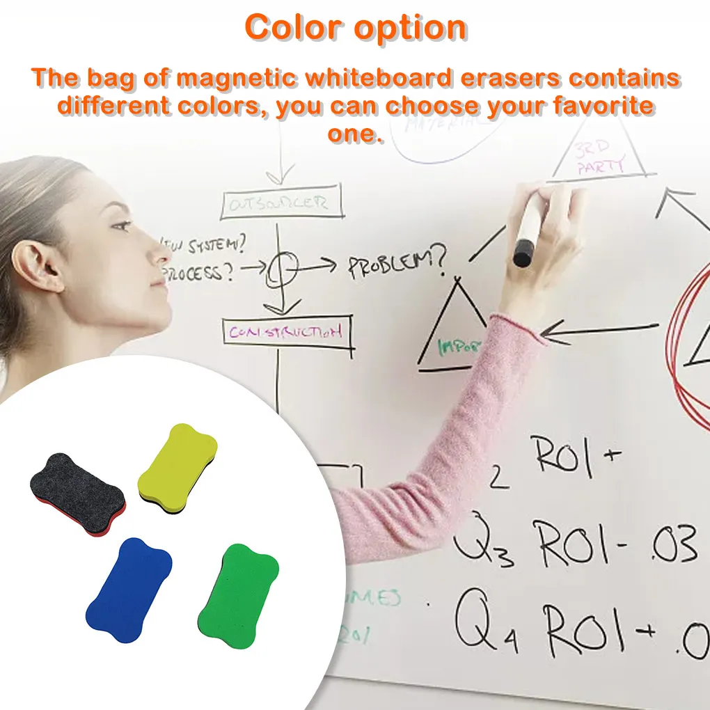 

Magnetic Whiteboard Erasers Chalkboard Cleaners School Handheld Office