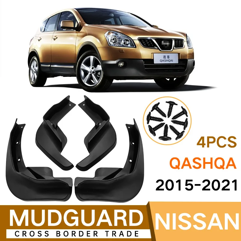 

MudFlaps FOR Nissan Qashqai 15-21 Automotive specific Mudguard SplashGuards Fender Set Parts FrontRear Automotive Accessories