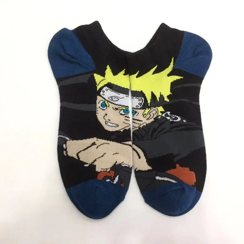 1 pair Naruto cartoon anime figure Kakashi Sasuke Orochimaru Sakura Ladies socks casual xxx boys and girls cosplay sock | Детская одежда