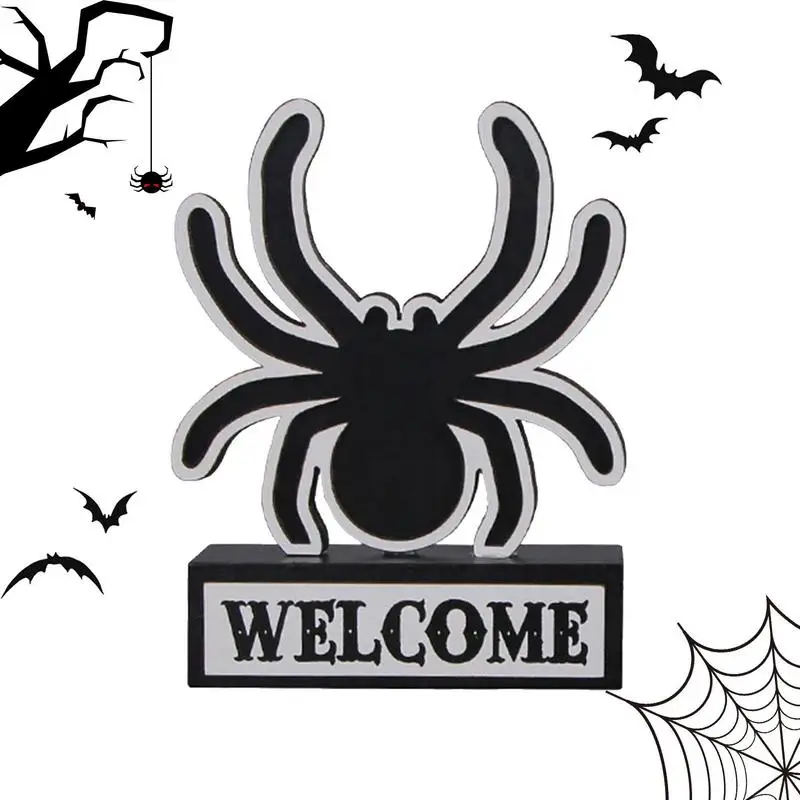 

Деревянная тарелка, знак паука, декор для клубного стола, декор для Хэллоуина, искусственное животное, 3D декор, дом с привидениями, строительные принадлежности, подарок