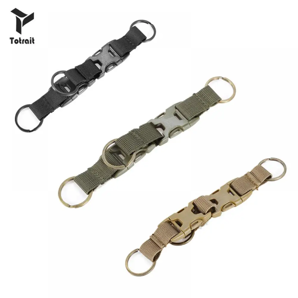 

Tactical New Totroit Outdoor Hooks Running Key Chain Tricyclic Key Buckles