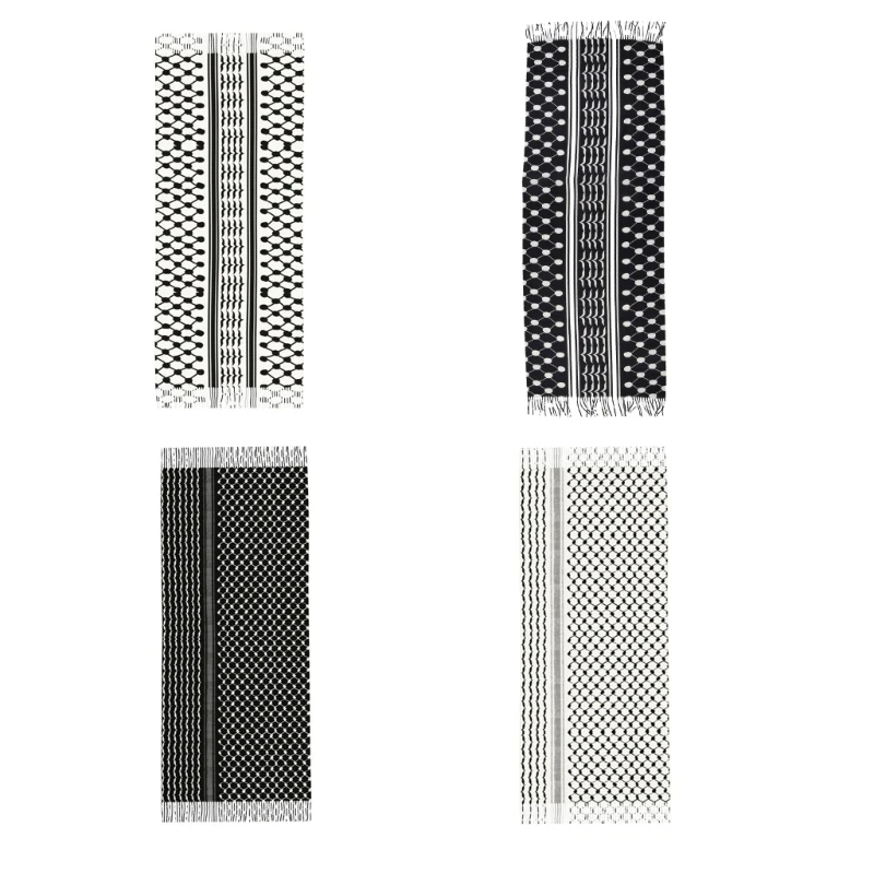 Дышащий мужской уличный шарф Куфия в этническом стиле палестинский с защитой от