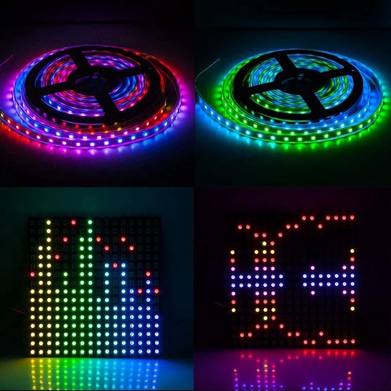 2X WIFI RGB SP107E Pixel IC SPI музыкальный Bluetooth-контроллер для WS2812 SK6812 SK9822 RGBW APA102 LPD8806 строка