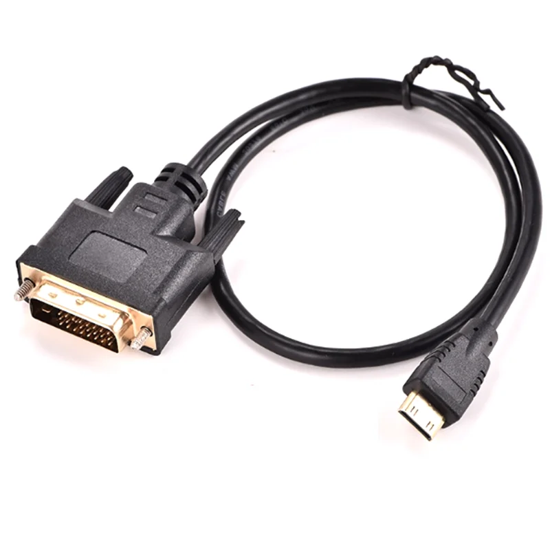 Фото Совместимость с Mini HDMI 0,3–1,8 м к DVI 24+1, общественное подключение, совместимый с Mini HDMI соединительным кабелем высокой четкости DVI №4