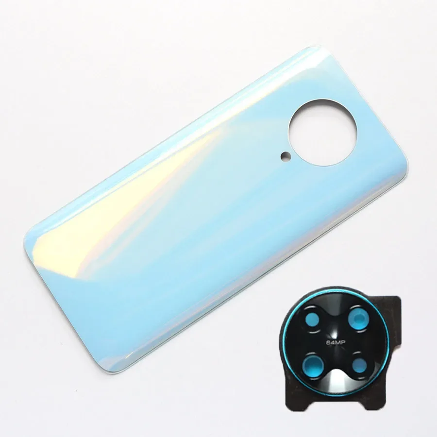 Стеклянная Крышка батарейного отсека для Xiaomi POCO F2 Pro Задняя стеклянная панель