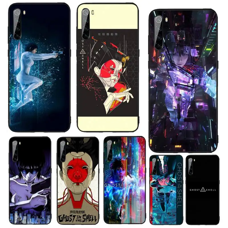 

GHOST IN THE SHELL Phone Case For Xiaomi Redmi 10 10x Note 9 9T 9A 9S 7 8 9se 7a 8a 8t Pro Max K20 30 Pro Funda