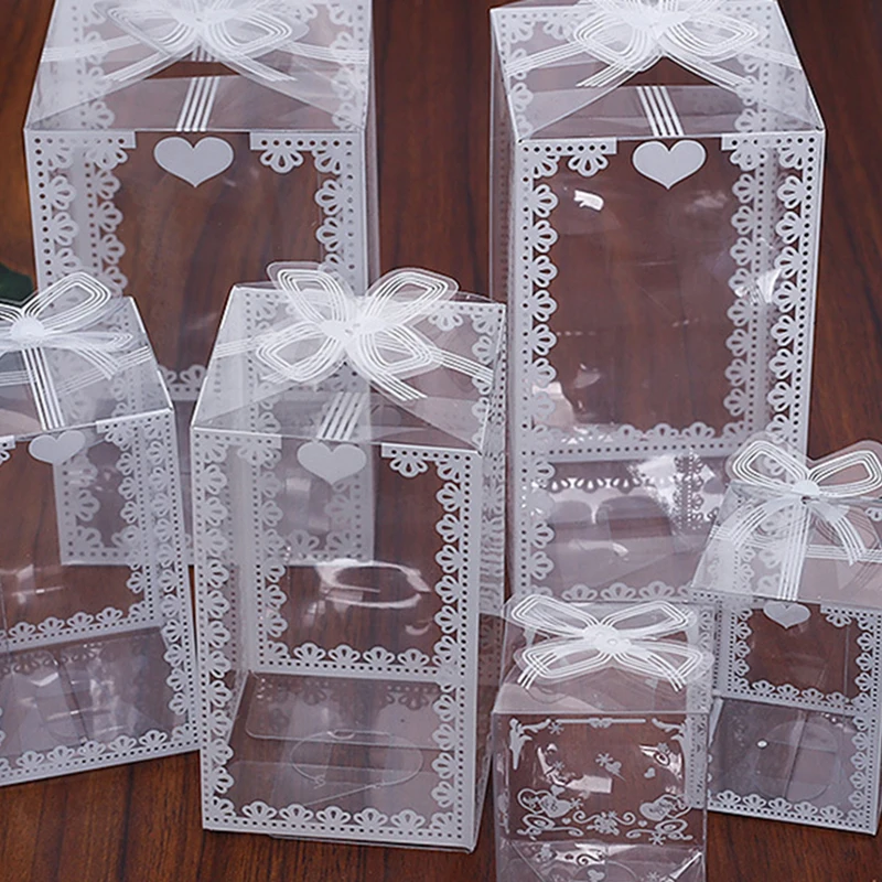 Birthday Wedding Valentine Favor Box Cake Packaging Chocolate Candy Dragee Party Event Gift Box