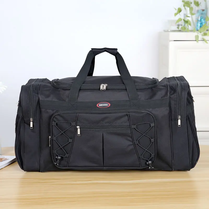 Large Capacity Oxford Cloth Handheld Waterproof Luggage Bag Oversized Checking Bag Moving Bag Folding Storage Bag Sac De Sport