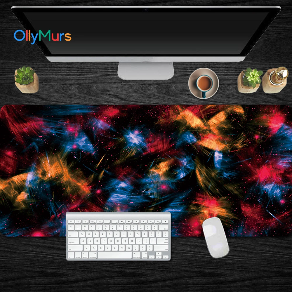 

Большой резиновый коврик для мыши, коврик для компьютерной игры, планшета, коврик для мыши с блокировкой по краям XXL, Противоскользящий ковр...