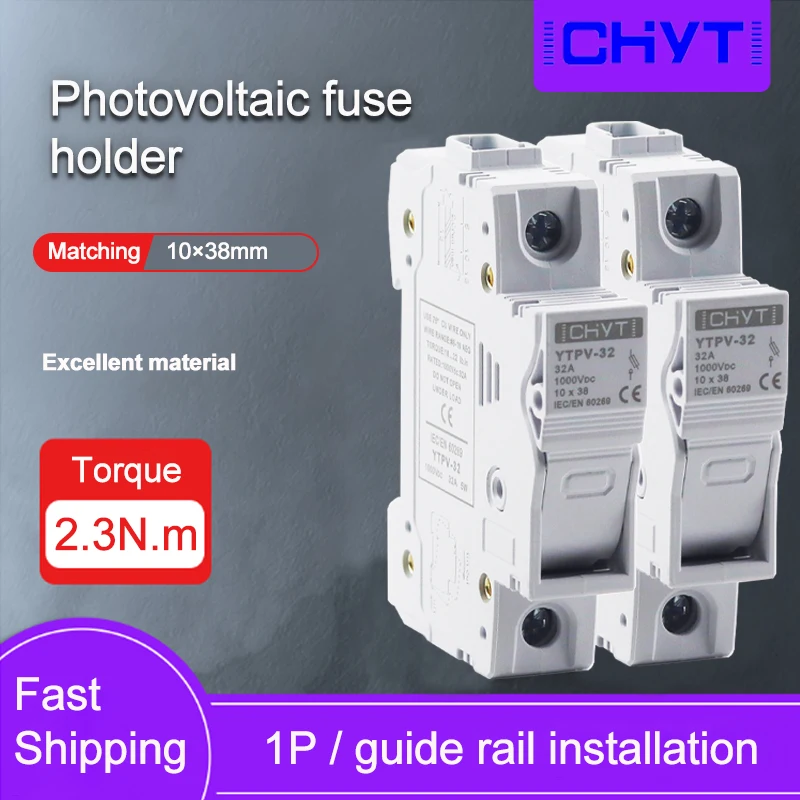 Держатель предохранителя для фотоэлектрической солнечной батареи постоянного