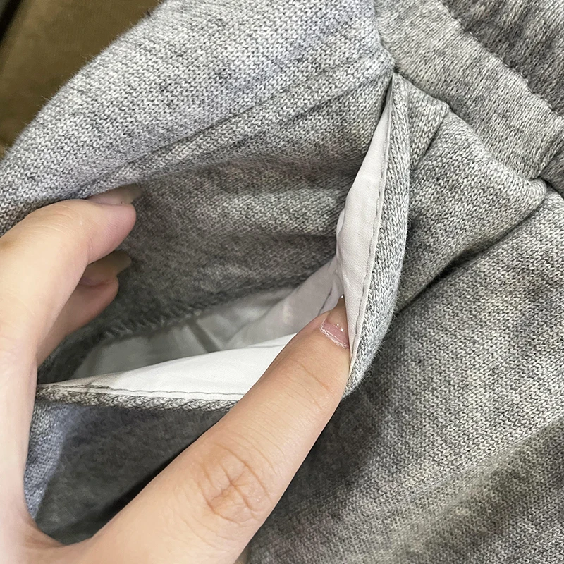 Summer Sports High Waist Slimming Wide Leg Shorts Outer Wear 2023 New Casual Fake Two-Piece Pocket Sports Short Pants Femininas