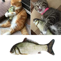 floppy fish interactive dog toy cat toy fish usb electric charging realistic pet cats chew bite toys pet supplies cats