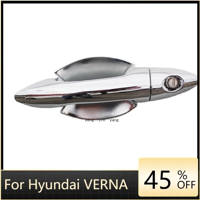 

For Hyundai VERNA Car Handle Cover Handles for Auto Doors Chrome Trim High-quality ABS Chrome Accessories 2010 2011 2012-2016