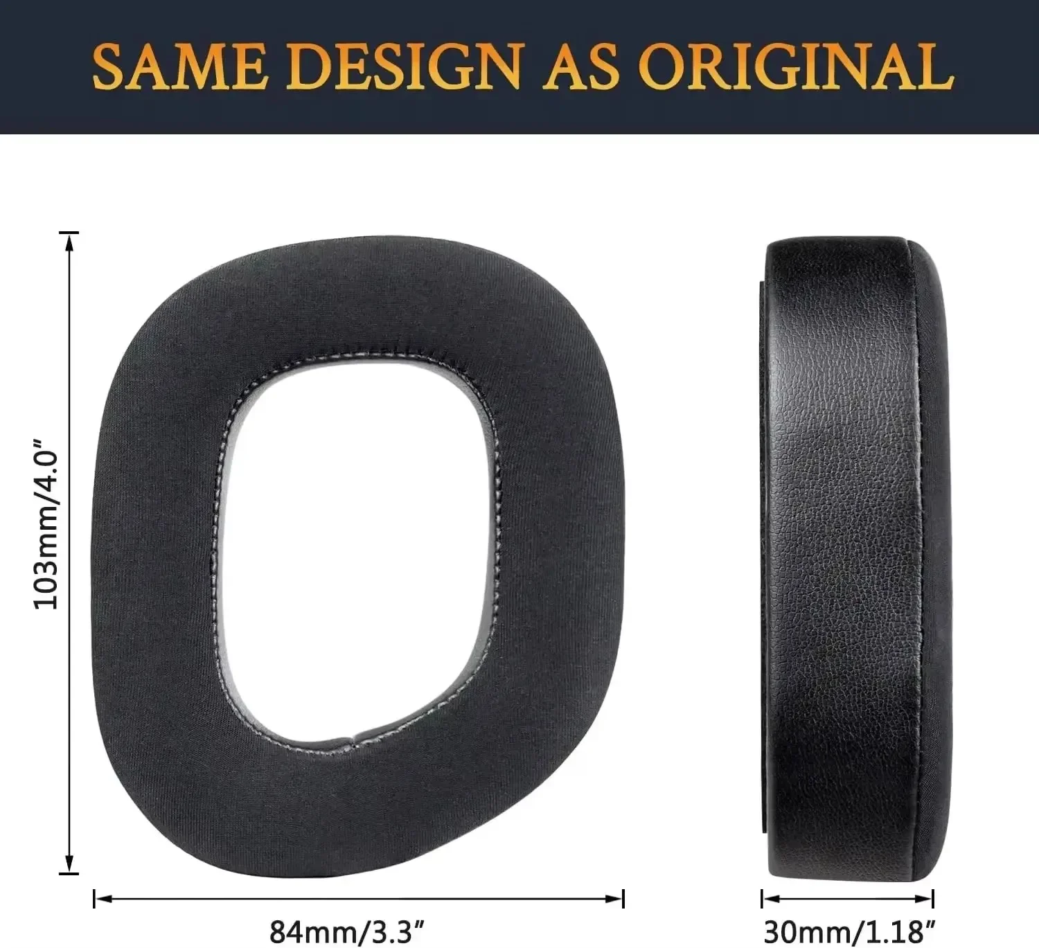 Амбушюры HS80 Модернизированные утолщенные амбушюры для CORSAIR HS 80 RGB Гарнитура