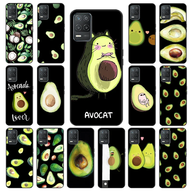 

Fruit Avocado Phone Case for OPPO Realme GT 2 Pro X2 Pro XT C25S 8 7 6 Pro 6i GT Master C3 C21 C21Y C11 X3 SuperZoom