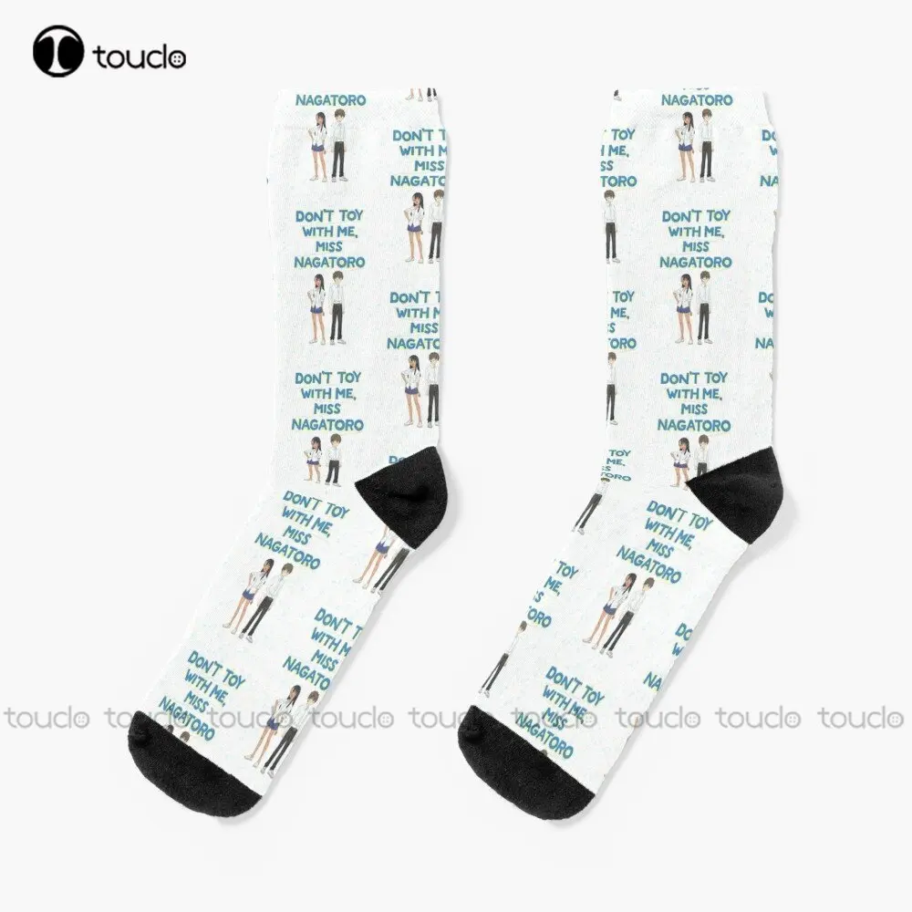 

Don'T Toy With Me / Nagatoro Socks Brown Socks 360° Digital Print Personalized Custom Unisex Adult Teen Youth Socks Custom Gift