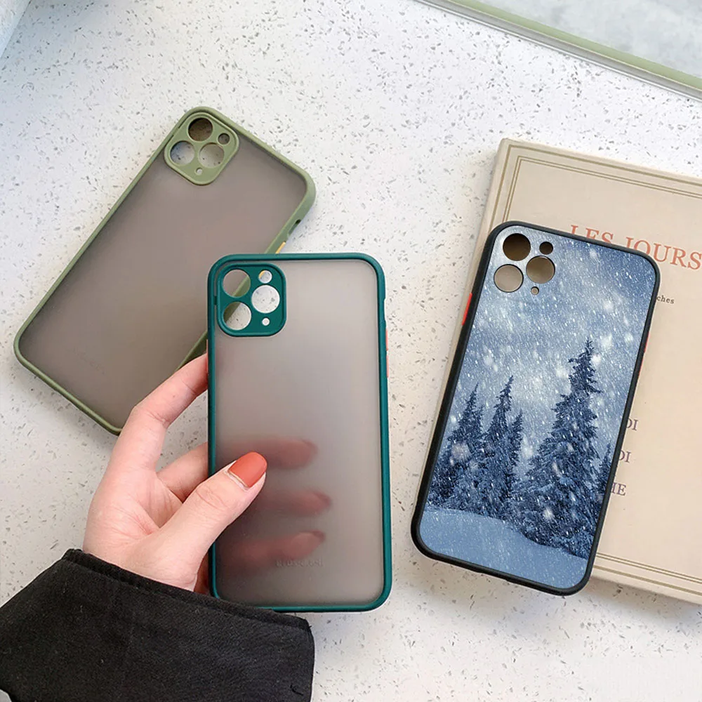 Прозрачный чехол для iphone 15 8 7 14 Plus 13 12 11 Mini Pro SE XS Max X XR 6s