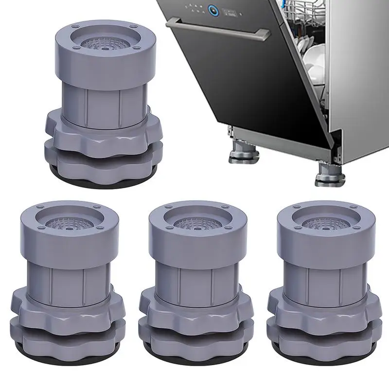 

Anti Vibration Pads Washing Machine Rubber Feet Legs Mat Universal Anti Vibration Pads Base Foot Pads Lifting Foot Base Non Slip