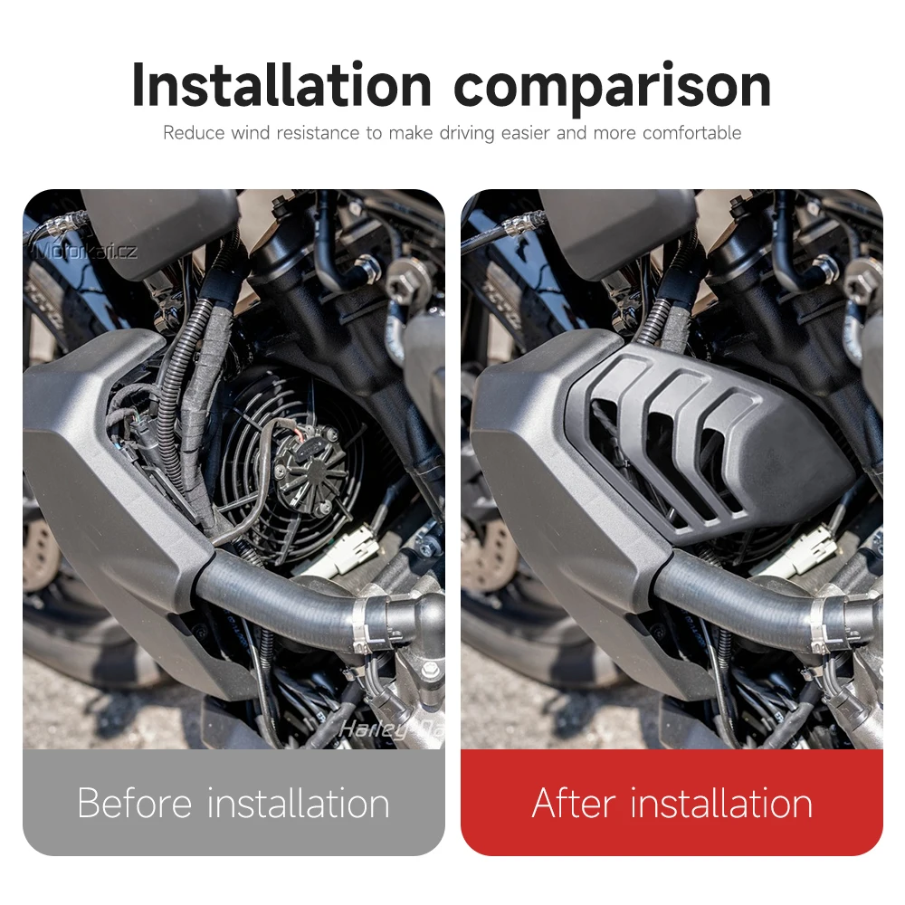 Крышка радиатора вентилятора мотоцикла обтекатель горячего охлаждения