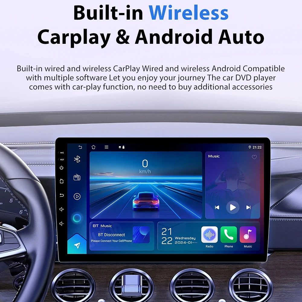 Фото Автомагнитола Android 16 для LADA Iskra SW Cross 2025 с GPS-навигацией, Android Auto, Carplay, 4G, DVD-плеером, экраном 2K (без 2DIN) №4