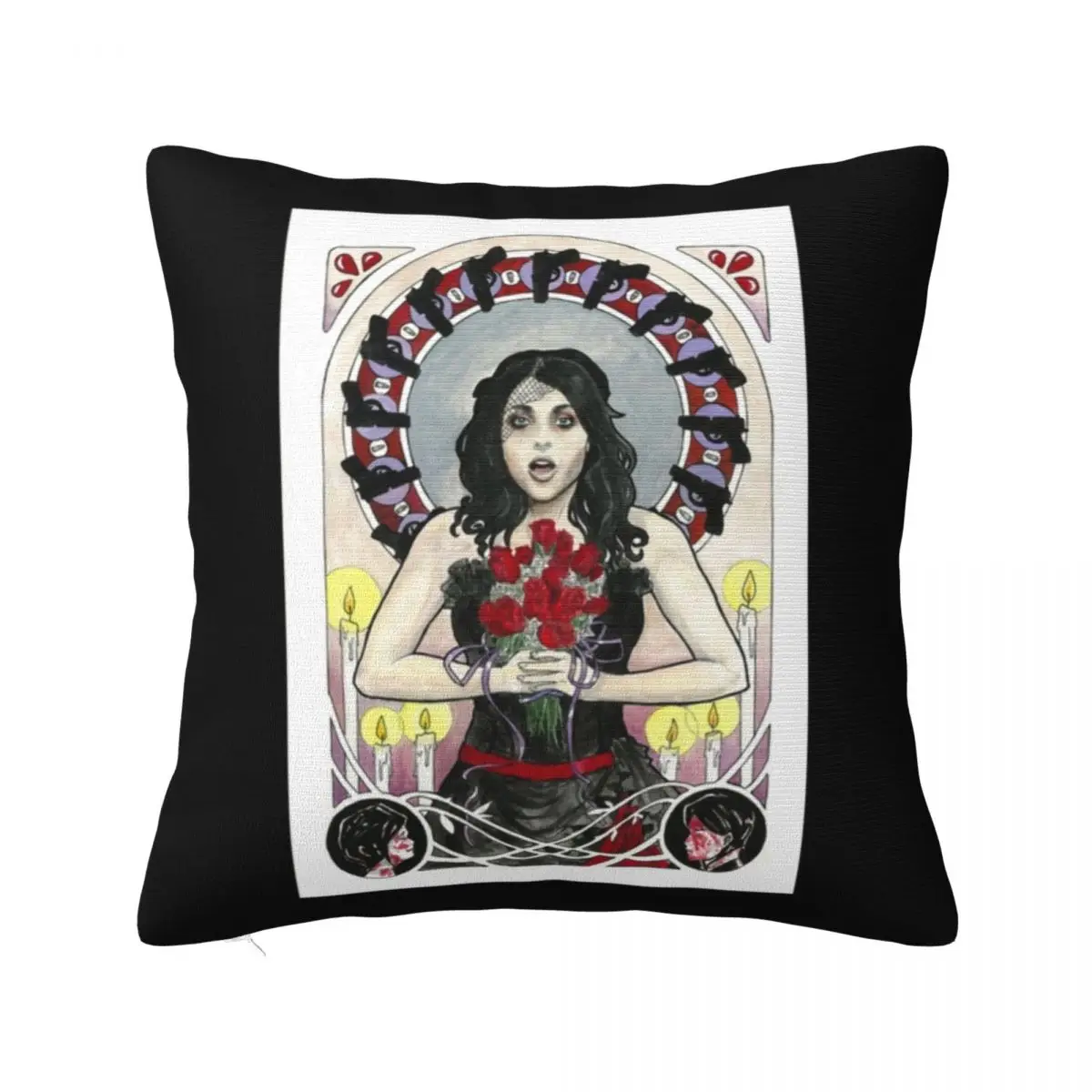 

Романтическая подушка My Chemical, винтажный флип-чехол на молнии