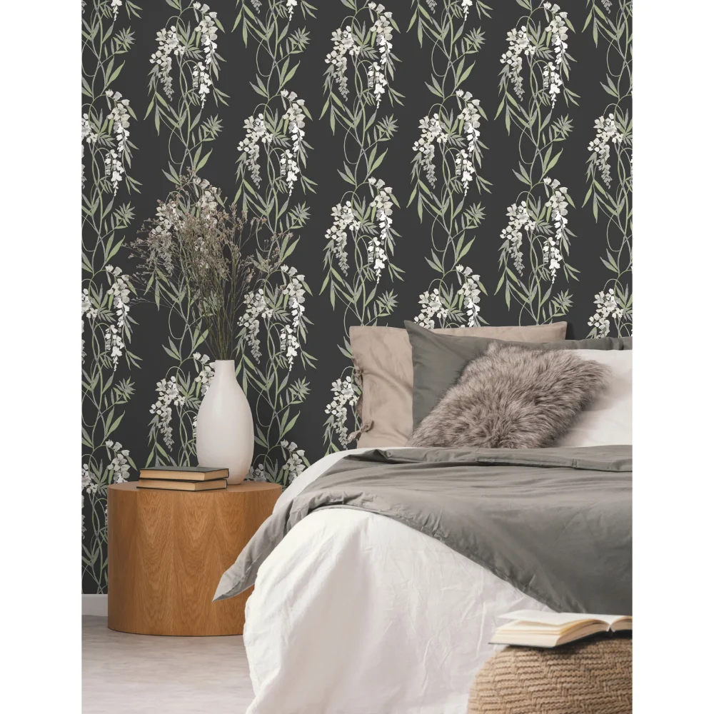 

Nouveaux Wisteria Peel & Stick Wallpaper By OIMG