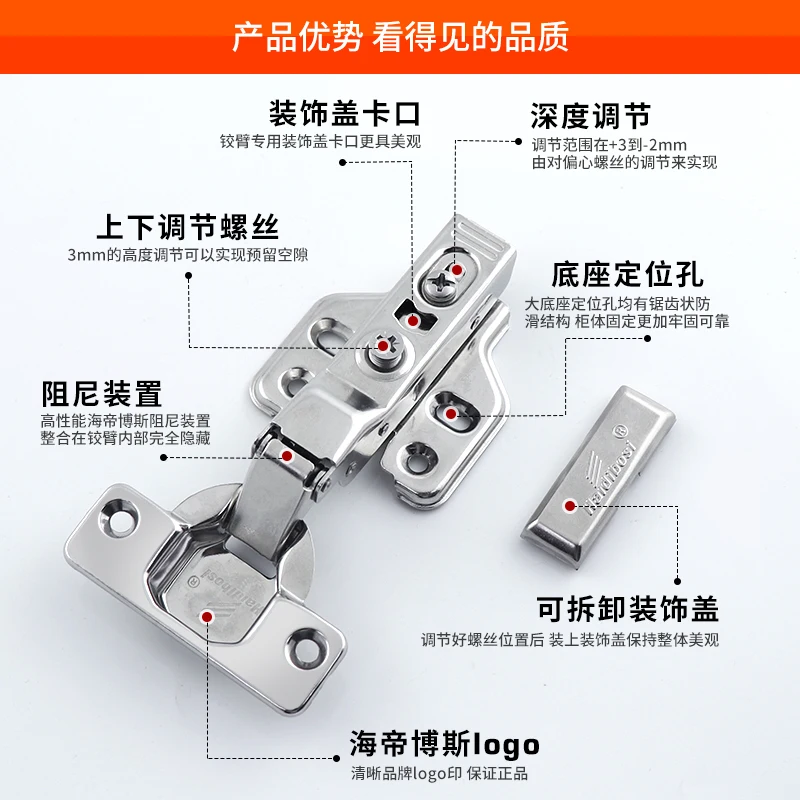 CRS Stainless Steel Hydraulic Damping Cushioned Hinged Cabinet Door In Airplane Pipe Hinge Spring Fittings Curved |