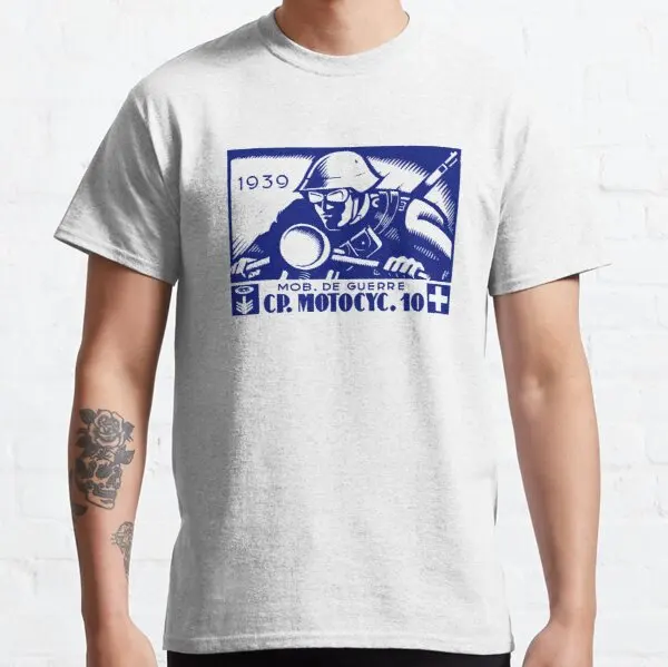 

WWII Swiss Motorcycle Unit t shirt for KYMCO Benelli HYOSUNG Gilera YMHAHA AC BMW