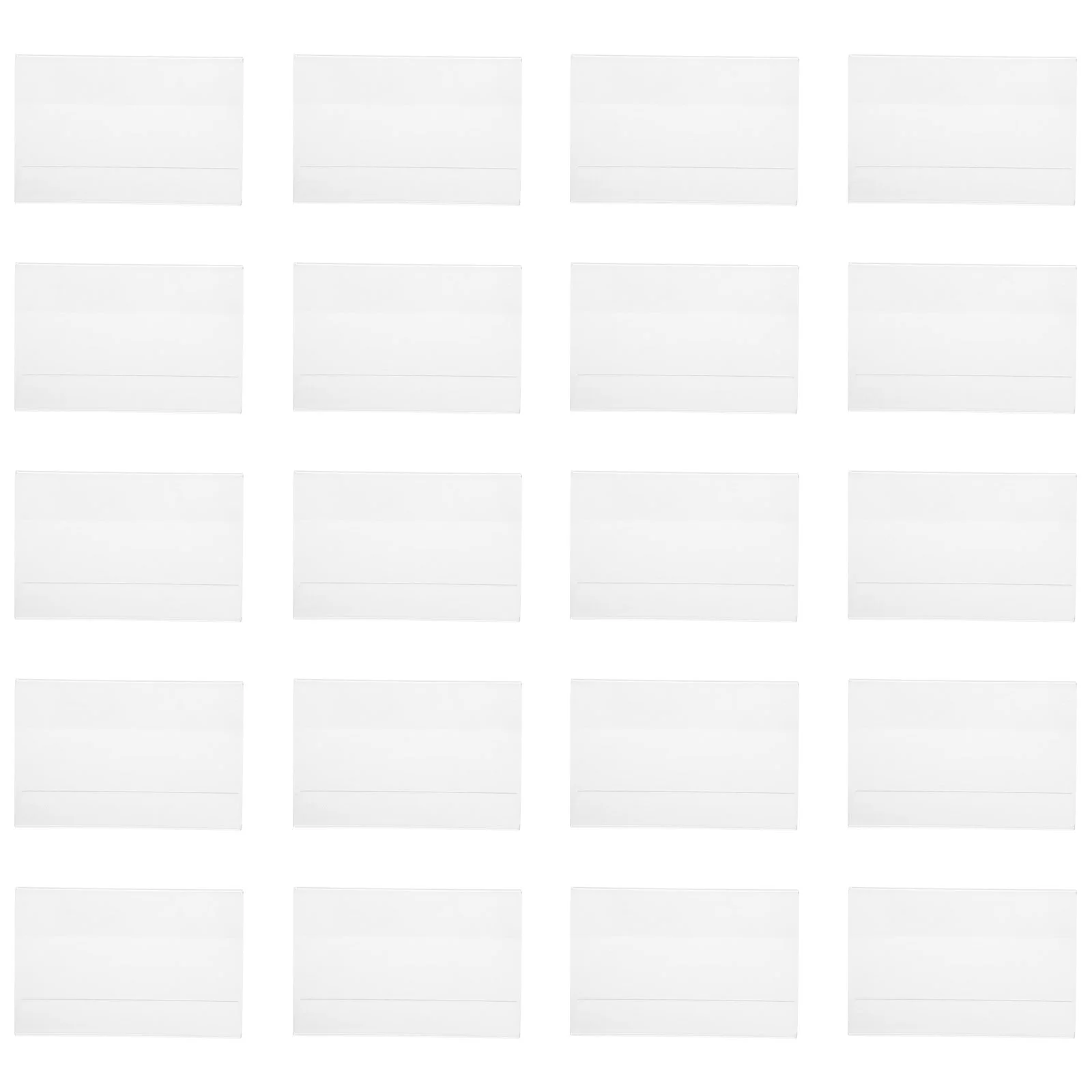 20 шт. держатель для этикеток с металлической линией подставка офисного монитора