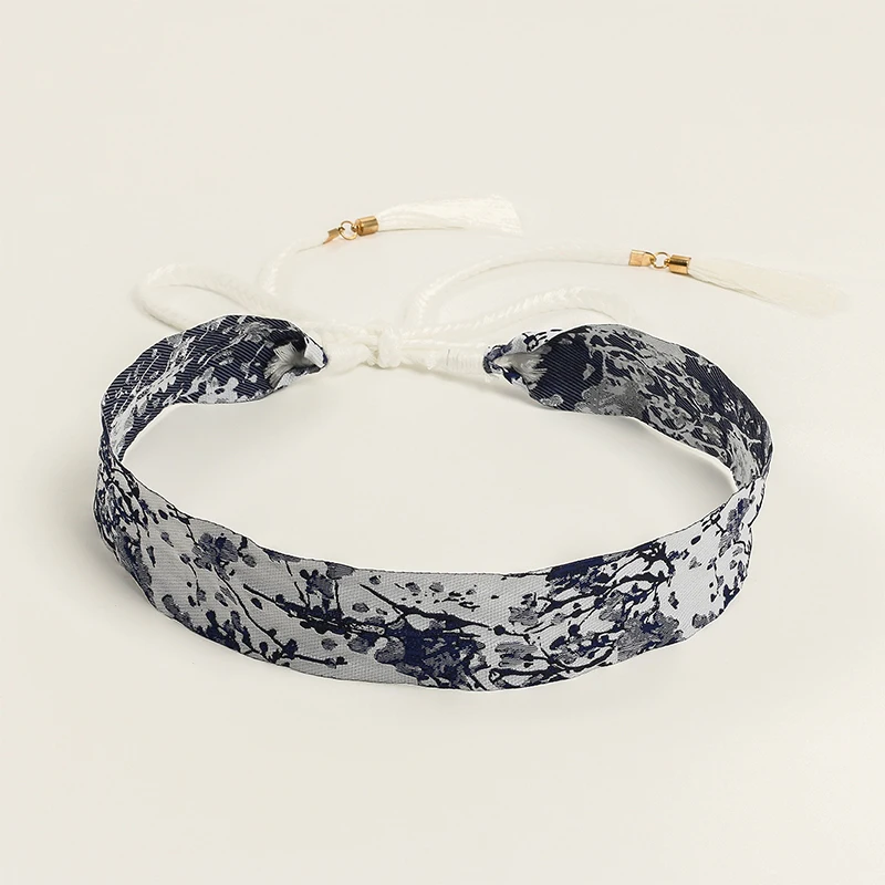 Женский элегантный китайский стиль ханьфу пояс с кисточкой кулон Оби древний