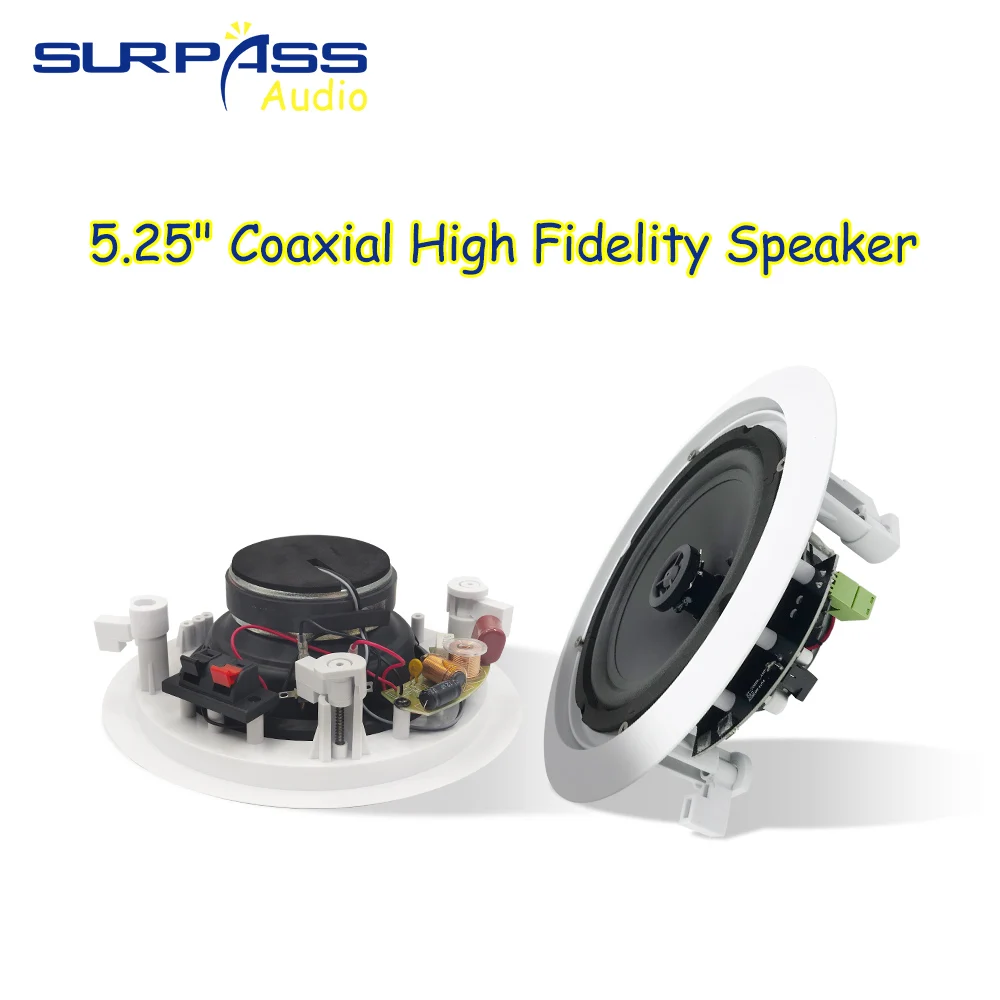 Bluetooth Активный Беспроводной потолочный динамик Встроенный усилитель класса D в