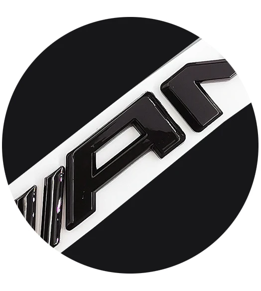 Индивидуальная эмблема AMG 3D наклейка на крышку багажника автомобиля Эмблема Для