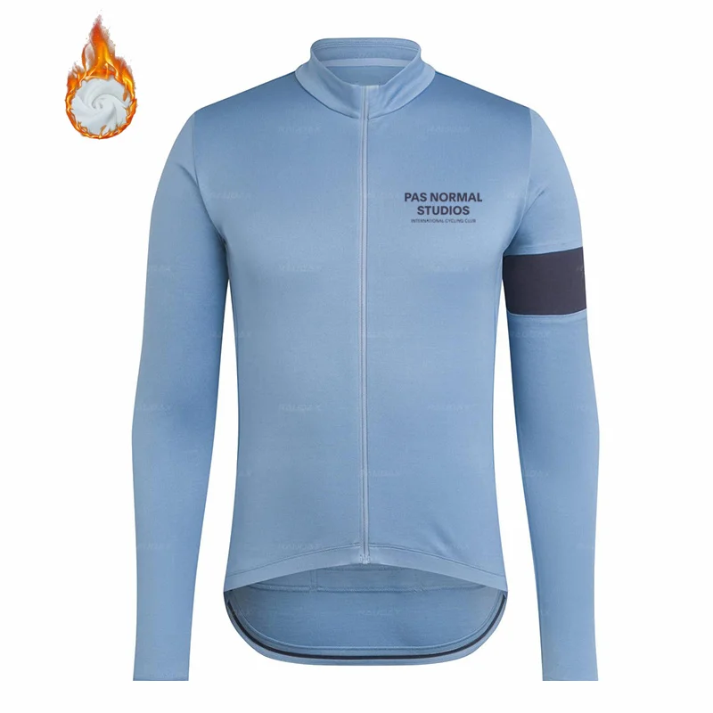 

PNS Winter Thermal Fleece Cycling Long Jerseys Pas Normal Studios 2022 New Men's Warm Jacket MTB Cycling Clothing Ropa Ciclismo