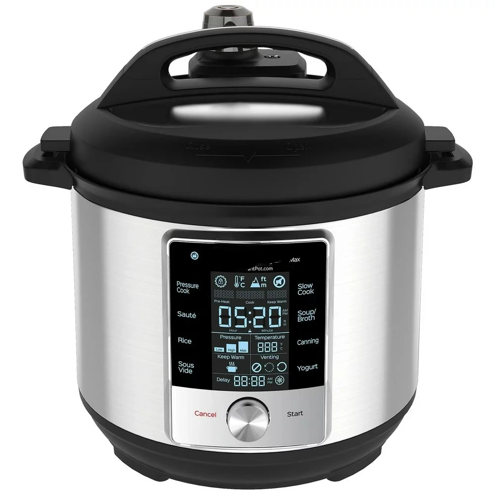 

6-Quart , 9-in-1 Multi-Use Programmable Pressure Cooker, Slow Cooker, Rice Maker, Pressure , Sauté/Searing Pan, Food Steamer,