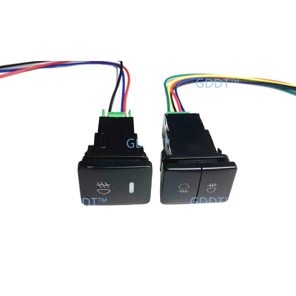 

1 Piece Fog Lamp Control Switch for Pajero for Montero 3 for Lancer Grandis MR190953 4 Pin Wires for Outlander Car Accessories