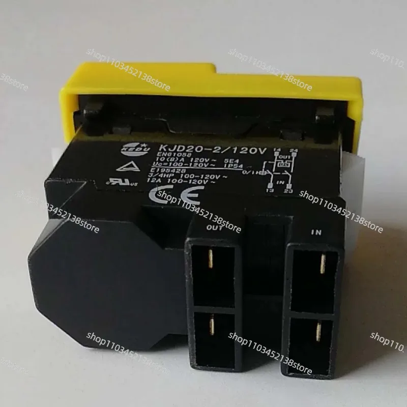 Kedu KJD20-2 120/250V 10/(8) tahan Air Saklar Elektromagnetik Di Off Tekan Tombol Switch